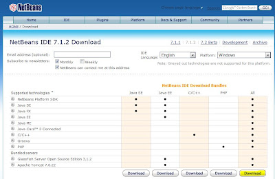 Descargar NetBeans IDE 7