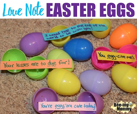 Love Note Easter Eggs & Baby Feet Bunny Painting