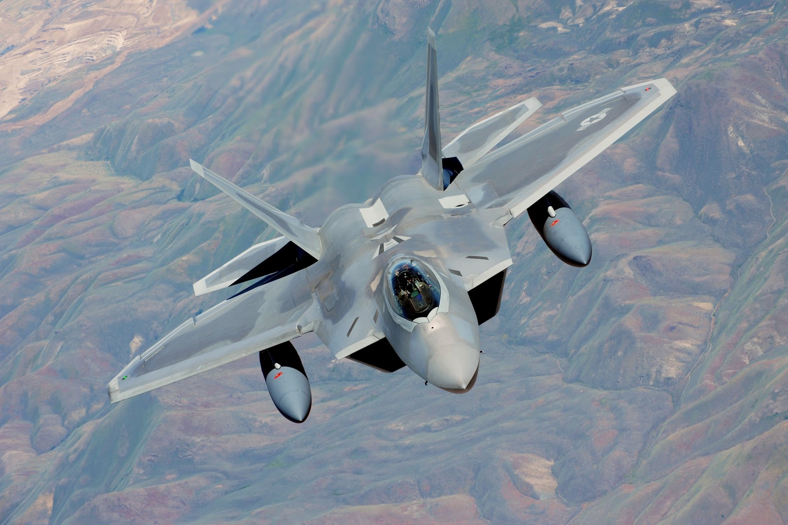 F22 Raptor of US Air Force With High Definition Aircraft Wallpaper ...