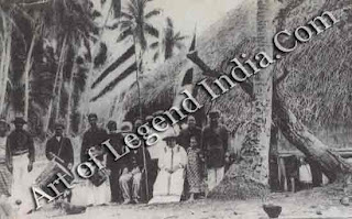 An early photograph shows the Royal Family Western-style clothing outside their residence on the island of Raiatea. Before the advent of Christianity, the nearby island had been Tahiti's centre of worship. 
