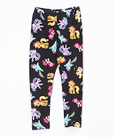 My Little Pony Black Seamless Leggings - Girls