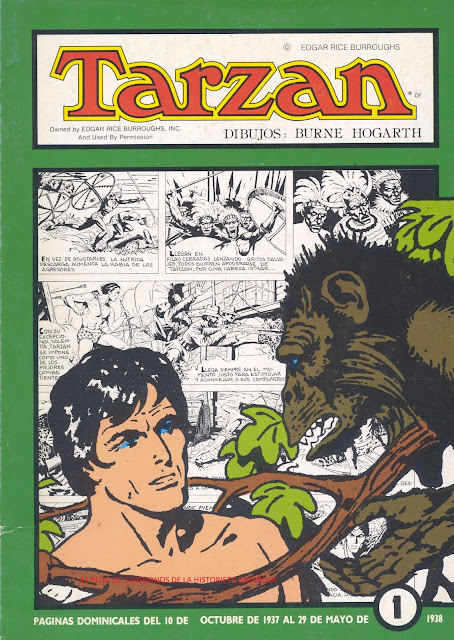 Portada nº1 Tarzán. Edición de Joaquín Esteve, 1982