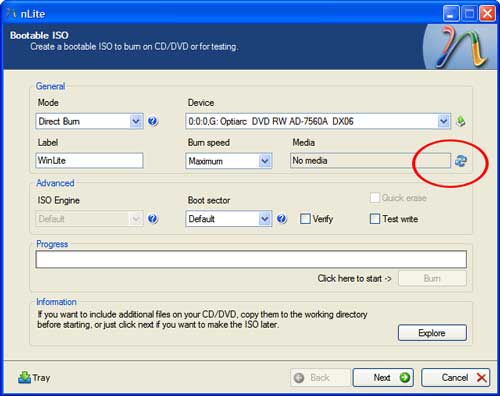 Create a bootable ISO to burn on CD