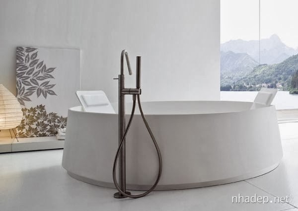 Những mẫu thiết kế bồn tắm tròn đẹp nhất