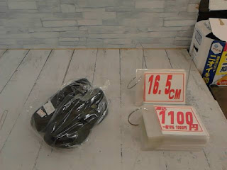 中古品　キッズフォーマル靴　ブラック　１６.５ｃｍ　１１００円