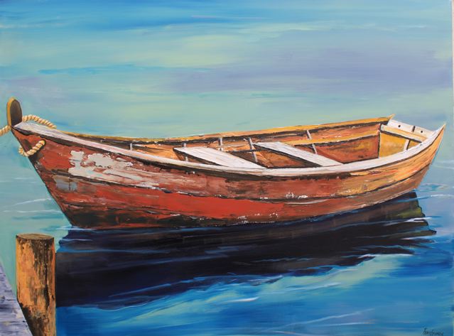 Paintings By Tracy Effinger Upton: Old Boat