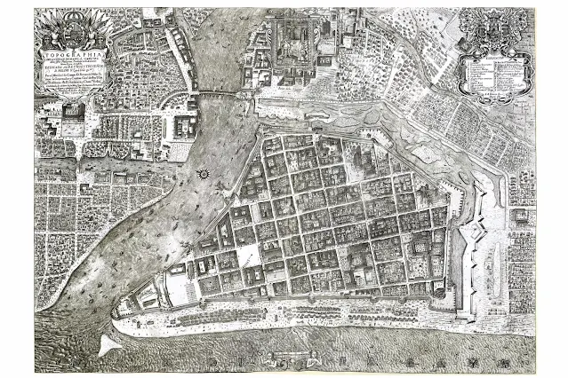 Topographical Map of Manila 1717