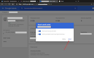 reset akun belajar