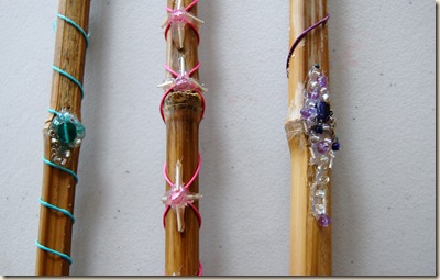 beaded princess wand