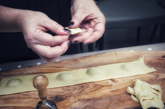 Italian ravioli crafting