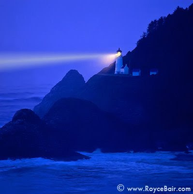  to show the real purpose of a lighthouse: to guide seafarers at night.