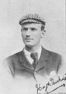 Golfer Hugh Kirkaldy portrait