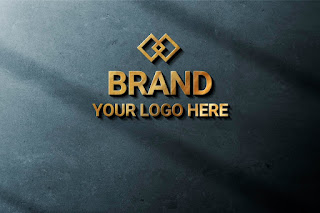 wall logo mockup