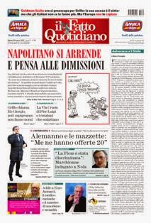 Il Fatto Quotidiano del 30 Marzo 2013 | ISSN 2037-089X | TRUE PDF | Quotidiano | Cronaca | Politica
Il quotidiano è edito dal 23 settembre 2009. L'uscita del giornale è stata preceduta da una lunga fase preparatoria iniziata il 28 maggio 2009 con l'annuncio del nuovo quotidiano dato sul blog voglioscendere.it da Marco Travaglio.
Il nome della testata è stato scelto in memoria del giornalista Enzo Biagi, conduttore del programma televisivo Il Fatto, mentre il logo del bambino con il megafono si ispira al quotidiano La Voce, in omaggio al suo fondatore Indro Montanelli.
L'editore ha manifestato la volontà di rinunciare ai fondi del finanziamento pubblico per l'editoria e di sovvenzionarsi soltanto con i proventi della pubblicità e delle vendite, e di usufruire solo delle tariffe postali agevolate per i prodotti editoriali sino alla loro abrogazione nell'aprile 2010.