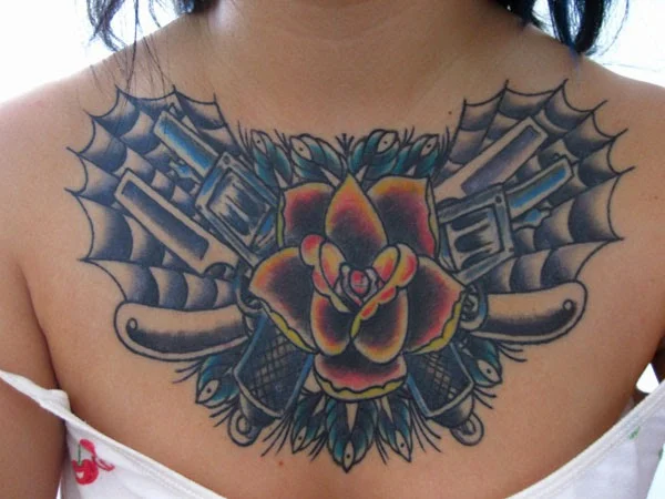 Gun And Rose Tattoo