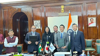 Japan will provide loans worth Rs 2,288 crore to India for the Mumbai Trans-Harbour Link Project in Maharashtra and for a Super-Specialty Cancer and Research Centre in Mizoram.