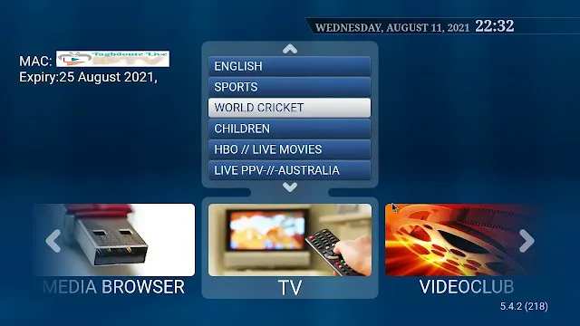 IPTV STB Emulator Smart portal