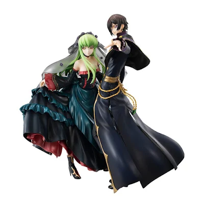 Figuras: Increible figura de Lelouch Lamperouge y C.C. de Code Geass: Fukkatsu no Lelouch