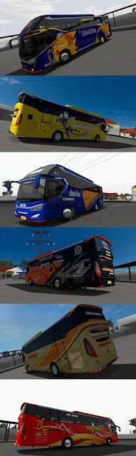 60 Skin Mod Laksana SR2 Pack Beta ETS2 1.36-1.38