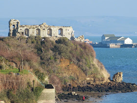 Sandsfoot Castle from the Rodwell trail