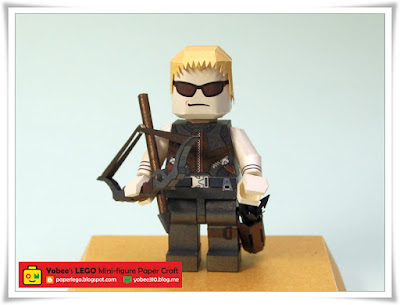 LEGO Hawkeye Paper Craft