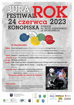Zapraszamy serdecznie do udziału w święcie folkloru - stadion im. Ireny Szewińskiej w Konopiskach - 24 czerwca 2023 r. godz. 15:00! Wstęp wolny!