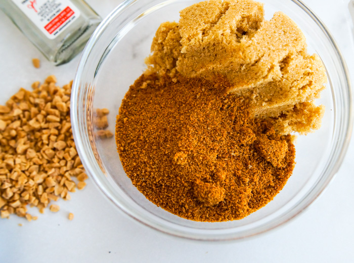 coconut sugar and brown sugar in bowl