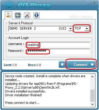 PD-Proxy Demo Server 2 with TCP 80 - Robi Free Internet For PC