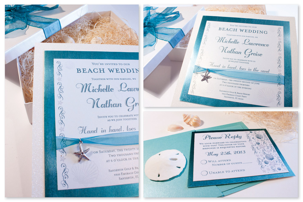 Memoires D'Amour Weddings: Beach Wedding Invitations - 5 Musts for Wording
