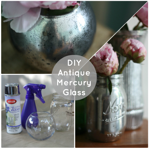 Glow jars, Frosted glass paint, Mercury glass diy