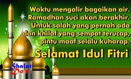 Kata Kata Ucapan selamat Hari Raya Lebaran Idul Fitri 1439 