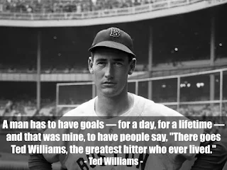 Legendary Baseball Player: Ted Williams' 10 Quotes about Success, Hard Work, & Goals