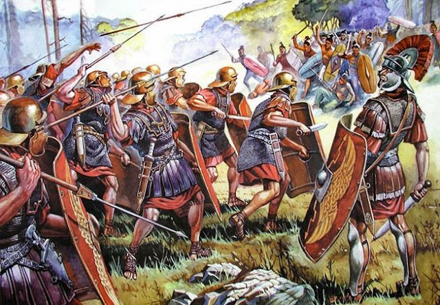 Roman battle against Cimbri