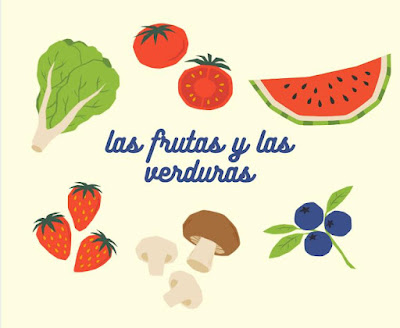 Las frutas y las verduras. Vocabulario y actividades 