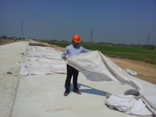 CURING BETON GEOTEXTILE