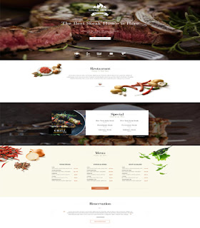 Steak House - Dining Joomla Template