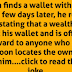 Funny Joke: THE LOST WALLET