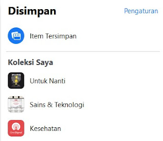 menemukan postingan tersimpan di facebook