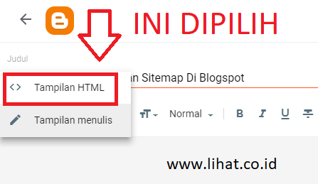 Tampilan HTML Di Halaman Baru