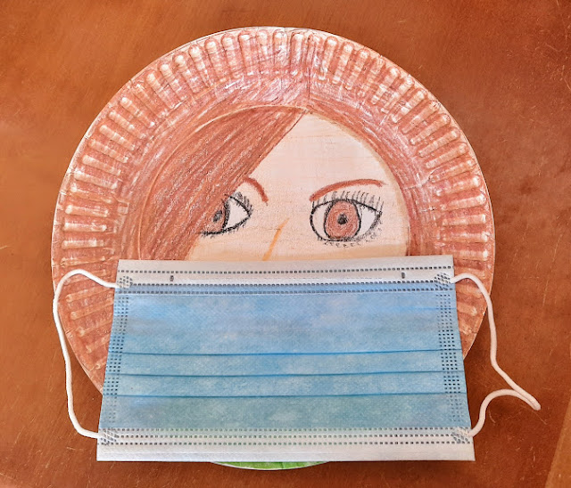 Make a Self Portrait After Reading Lucy's Mask