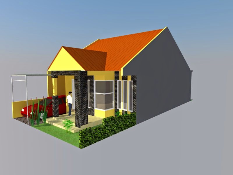 ECHTHEID Desain  Rumah 1 Google SketchUp 