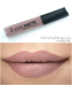 Rimmel London | Stay Matte Liquid Lip Colour in "220 Urban Affair": Review and Swatches