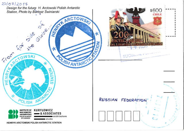 Stamps from Antarctica Arctowski Station