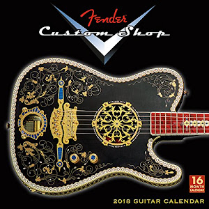 Fender Custom Shop Guitars 2018 Wall Calendar (CA0133)