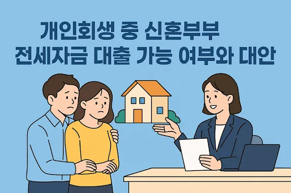 개인회생 중 신혼부부 전세자금 대출 가능 여부와 대안 총정리