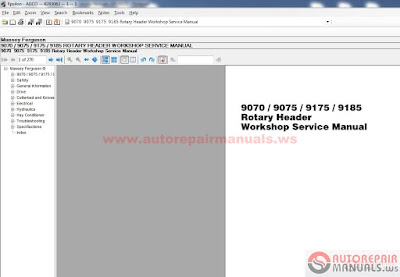 MASSEY FERGUSON North America Service Manuals [03.2015] Full + Keys + FREE DOWNLOAD