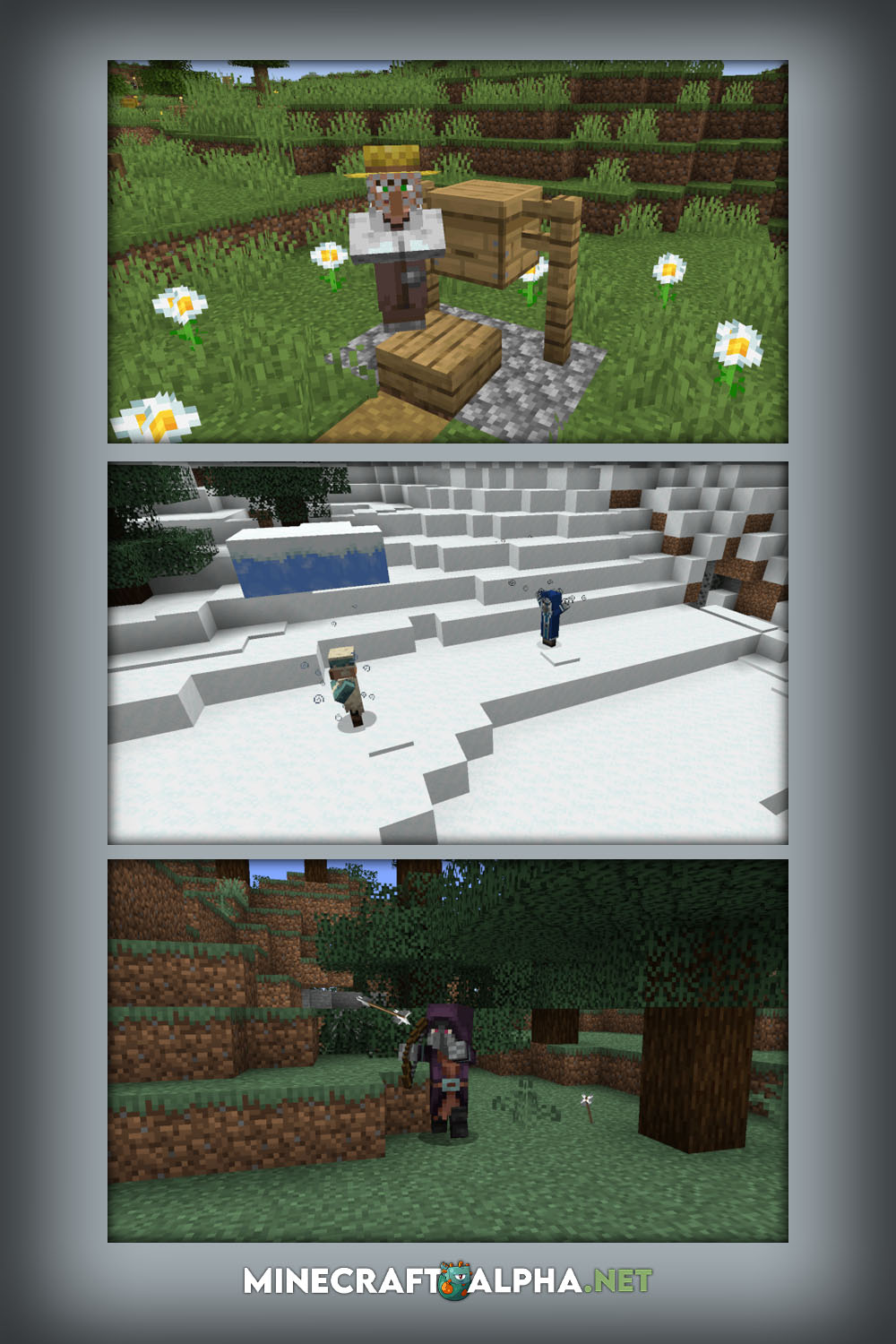 Friends & Foes Mod 1.18.2, 1.17.1 (Copper Golems, Glare Flying, New Mobs)