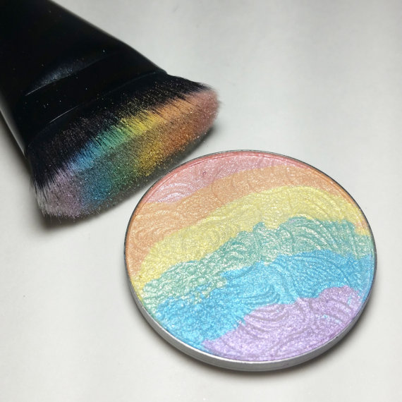 Rainbow highlighter, unicorn glow highlighter, wet n wild rainbow highlighter, Prism Rainbow Highlighter, DIY Rainbow Highlighter