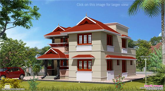 1700 Sq.feet villa design