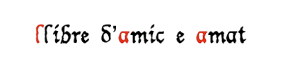 Llibre d'amic e amat